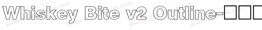 Whiskey Bite v2 Outline字体转换